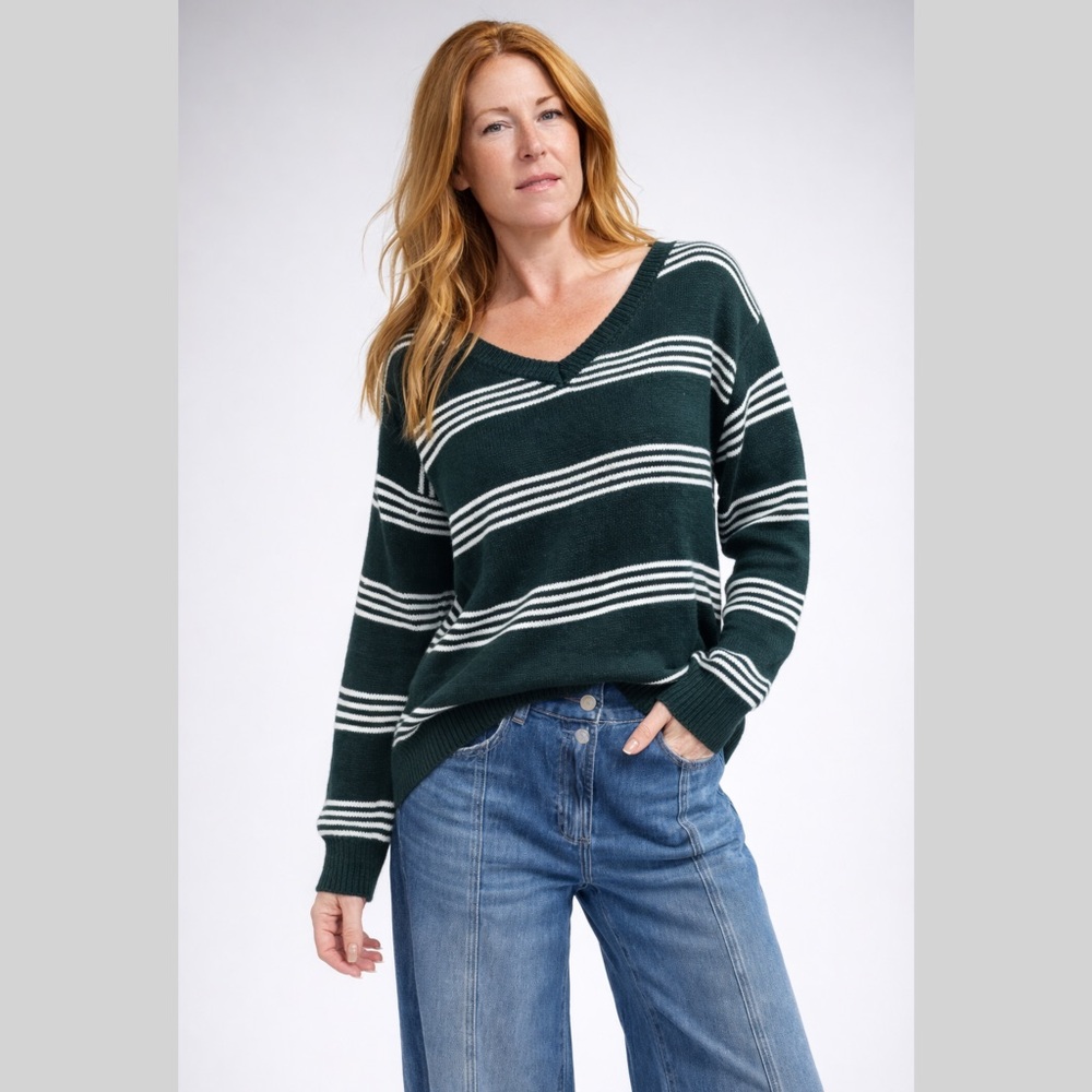 “Torrie” V-Neck Sweater